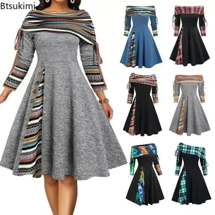 Robe longue décontractée pour femmes
