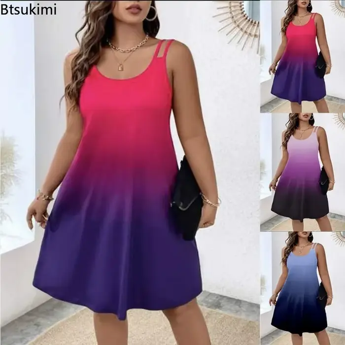 Robe décontractée et élégante à imprimé tie-dye pour femmes, idéale pour les vacances, soirées, clubs et mariages