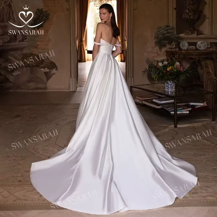 Robe De mariée sans manches