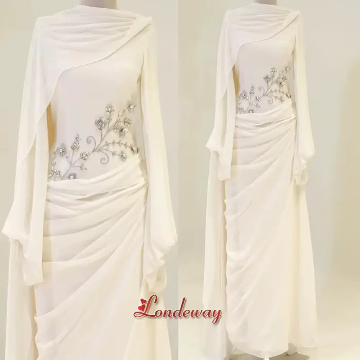 Robe de soirée droite tendance Londeway pour femmes