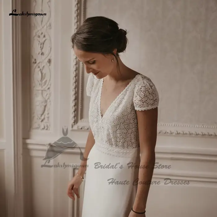 Robe de mariée bohème à dos nu personnalisable pour femmes, blanche ou ivoire, occasions spéciales et événements importants