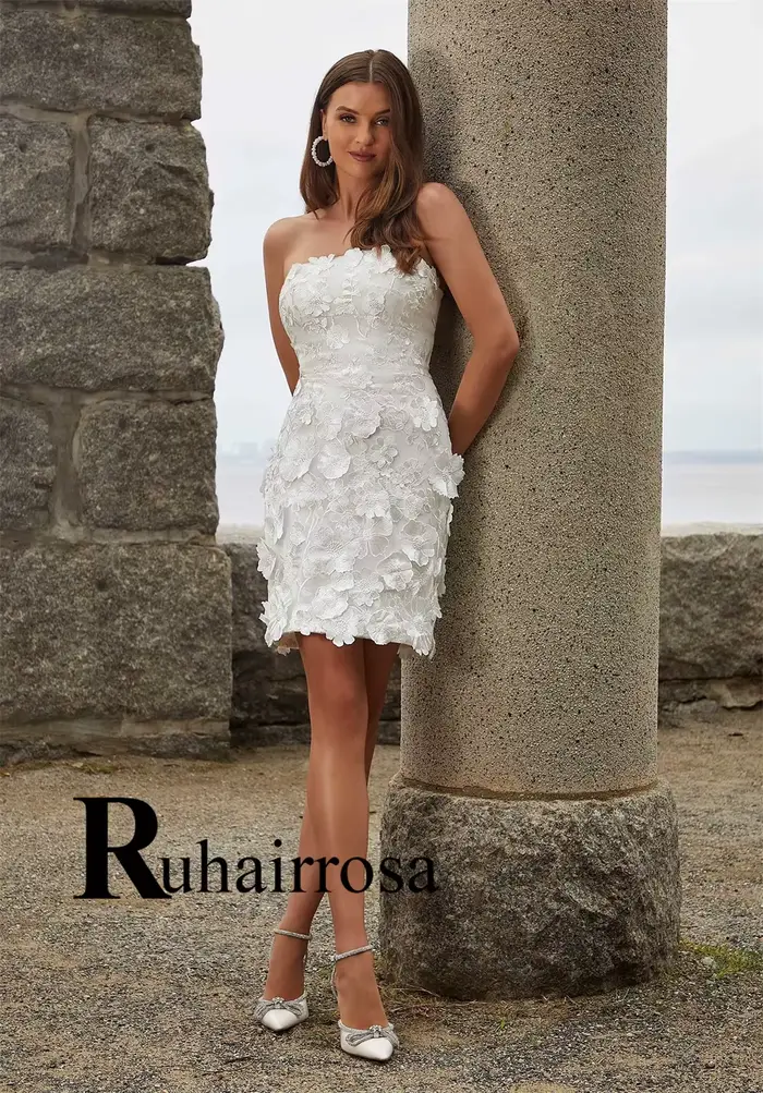 Ruhair – robes de mariée droites et charmantes pour la mariée