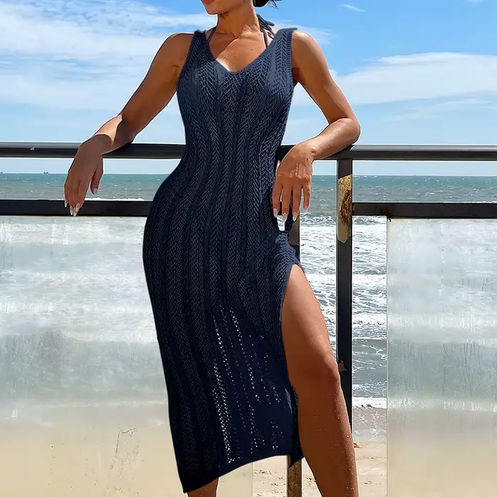 Robe Maxi ajourée pour femmes