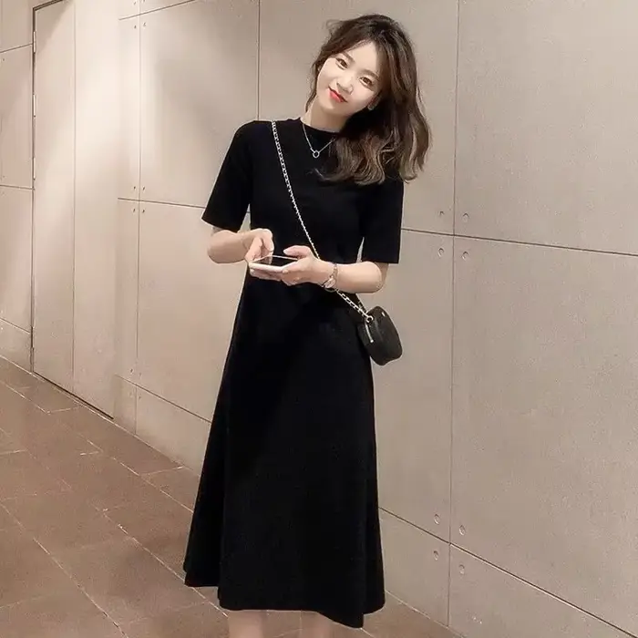 Robe longue amincissante vintage française élégante pour femme printemps été occasions spéciales