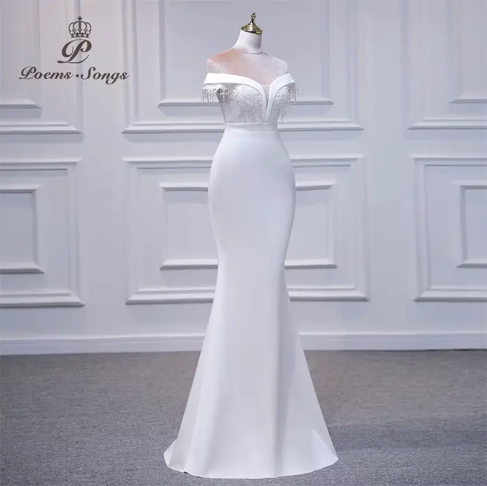 Robe élégante femmes pour la fête de mariage 2022 dentelle fleurs
