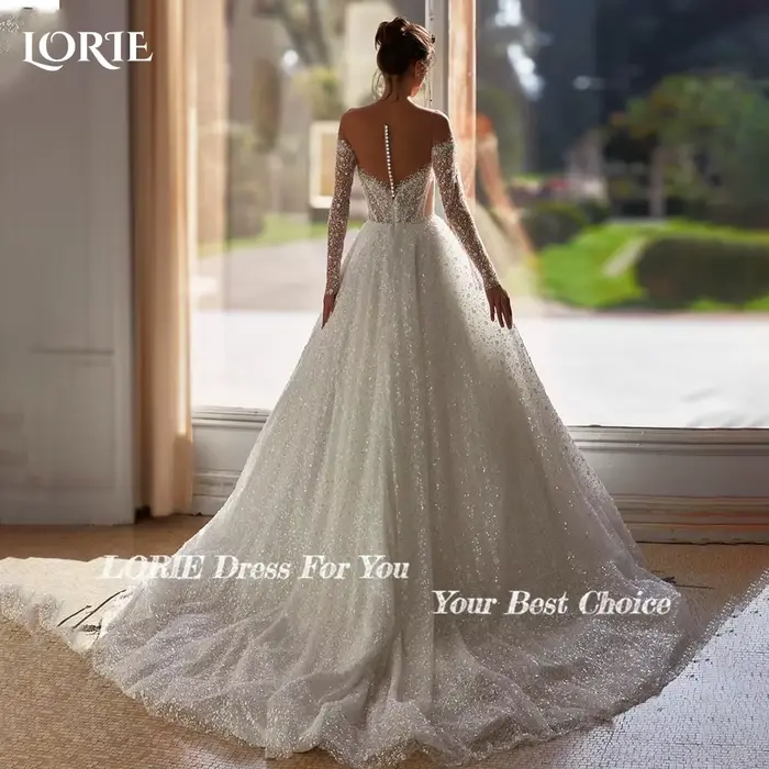 Robe de Mariée Sexy Brillante de Rotterdam