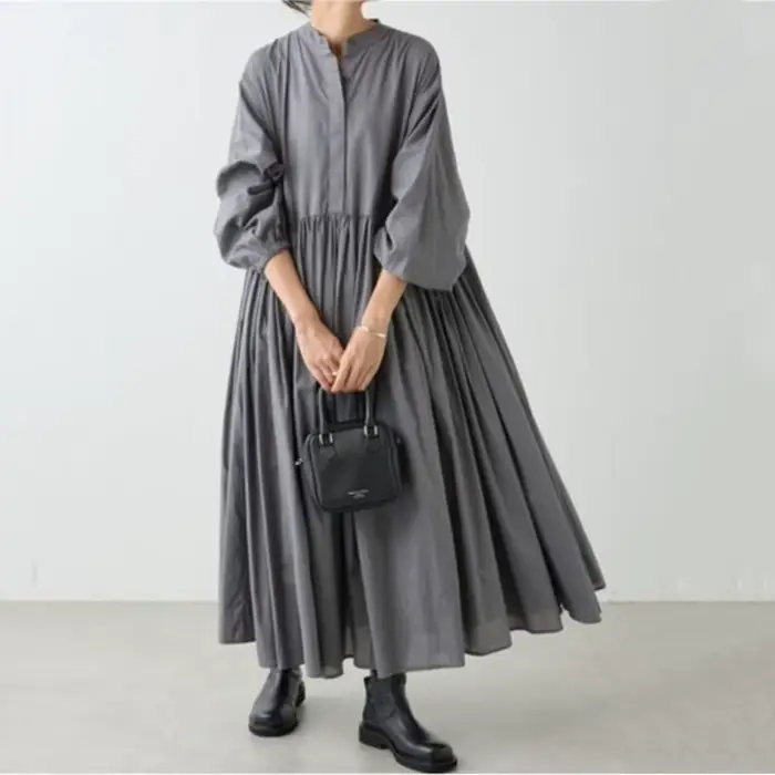Robes adt en coton et lin pour femmes