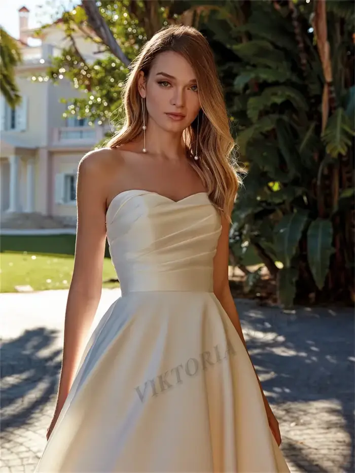 VIKTORIA – robe De mariée plissée romantique
