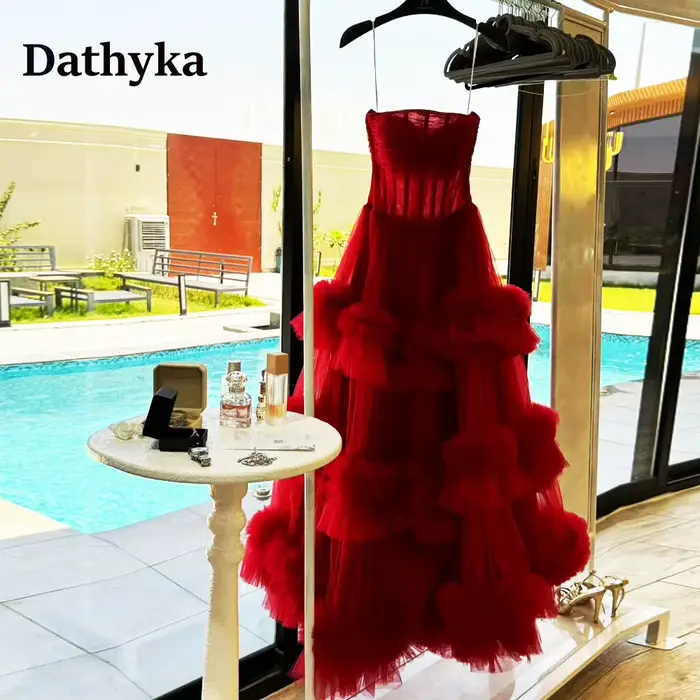 Dathyka – robes de soirée à plusieurs niveaux pour femmes
