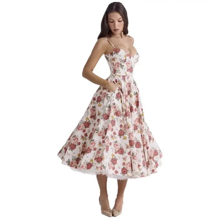 Robe Double couche à épaules dénudées pour femmes, nouveau Style princesse, avec jupe à volants larges, filet français transfrontalier, été 2025