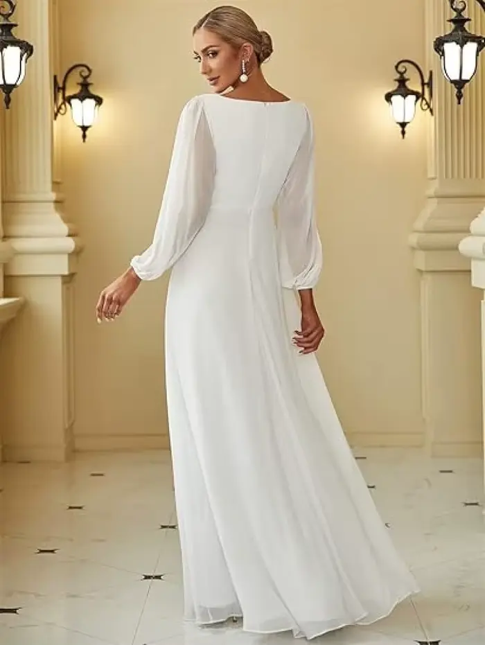 Robe de mariée blanche élégante
