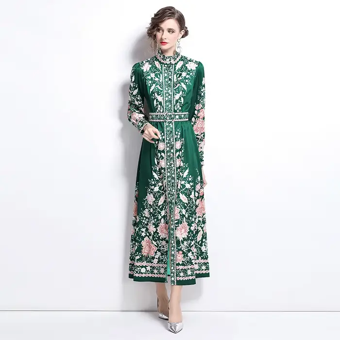 Robes Maxi à imprimé fleuri pour femmes