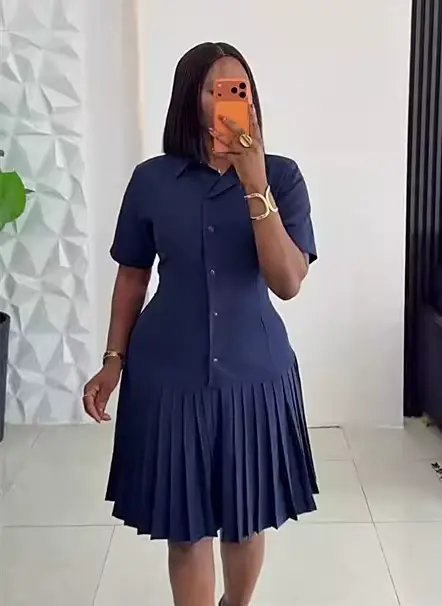 Robe mi-longue pour femme