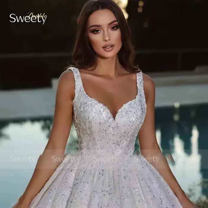 Robe De mariée à paillettes