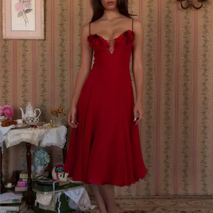 Robe longue élégante dos nu