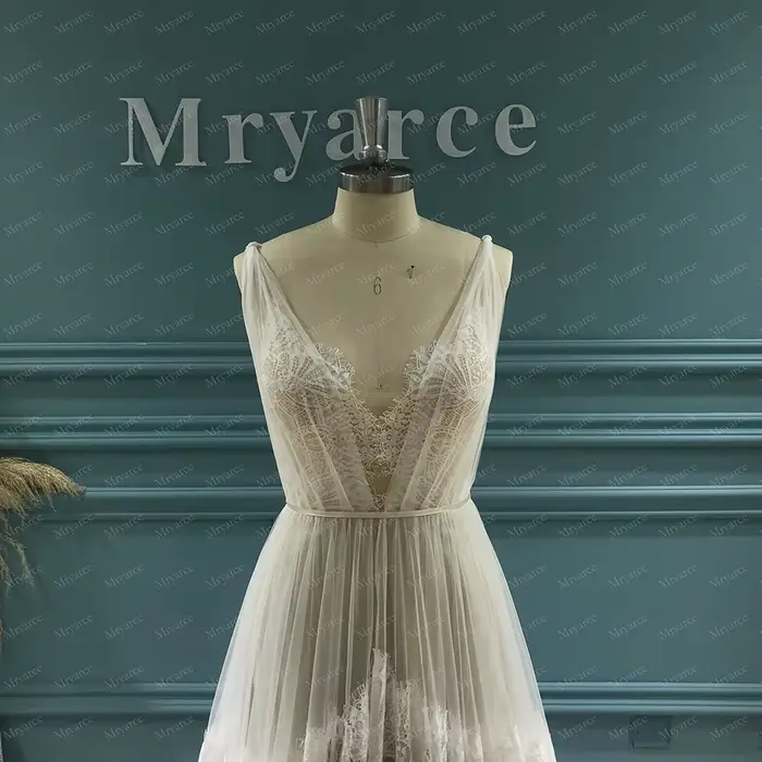 Zelyarce-Robe de mariée bohème chic et flatteuse
