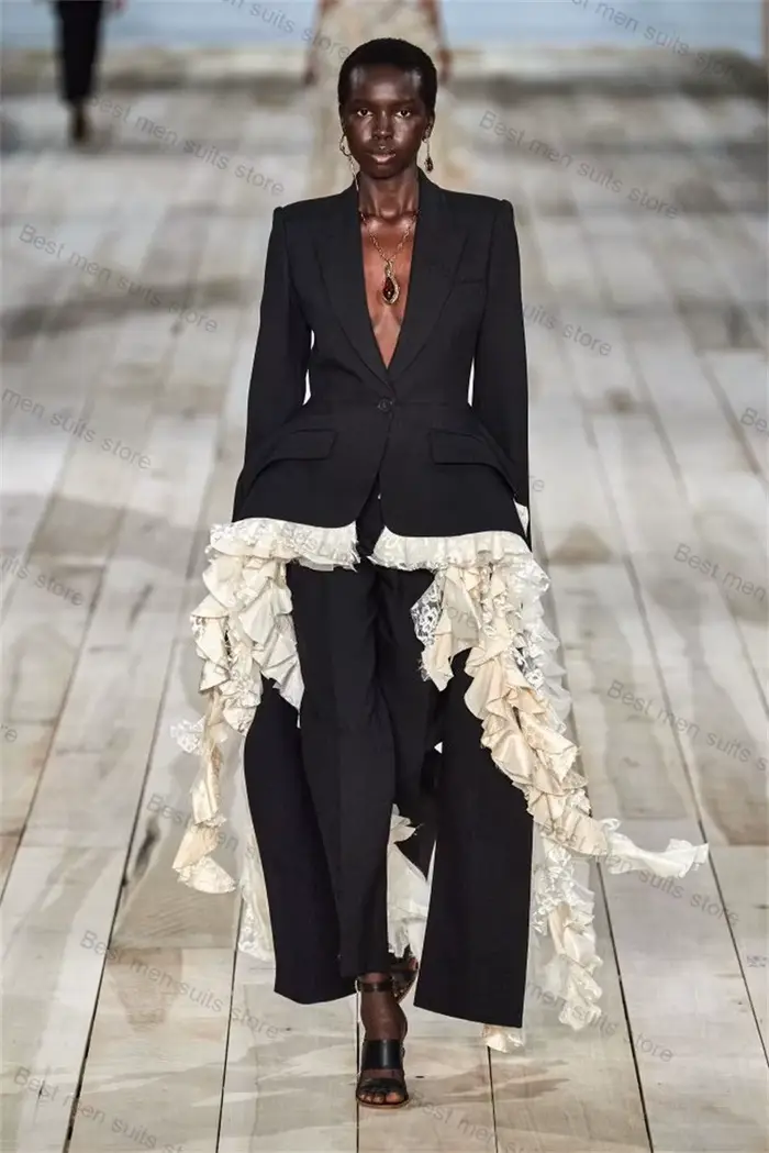 Ensemble de costume 2 pièces pour femmes, blazer + pantalon, élégant et personnalisable pour toutes les occasions formelles et spéciales