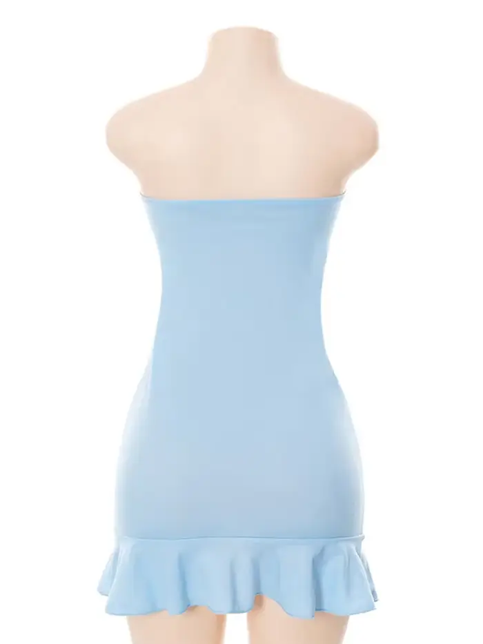 Robe pull en polyester et élasthanne asymétrique décontractée pour femmes style streetwear Y2k été occasions spéciales