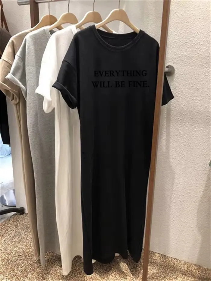 Robe d'été fine, grande taille