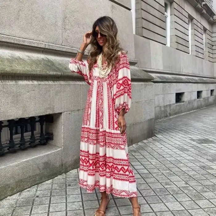 Robe Maxi style Boho pour femmes