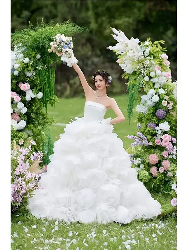 Robe de mariée princesse fugitive