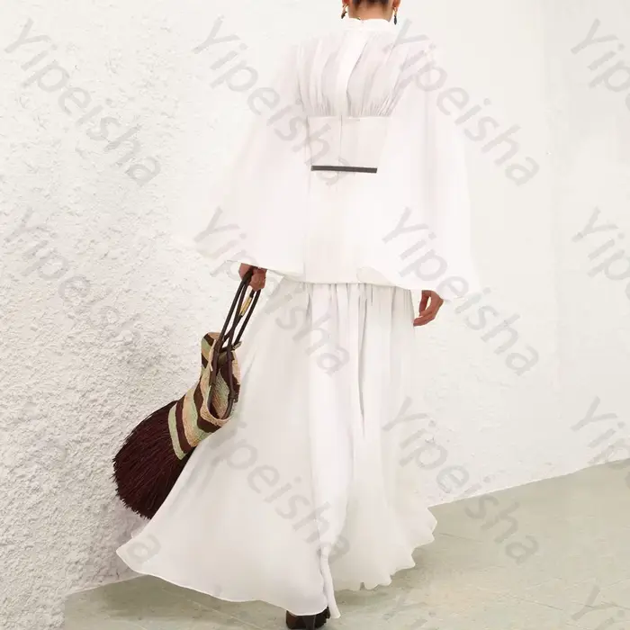 Robe de soirée élégante à manches longues