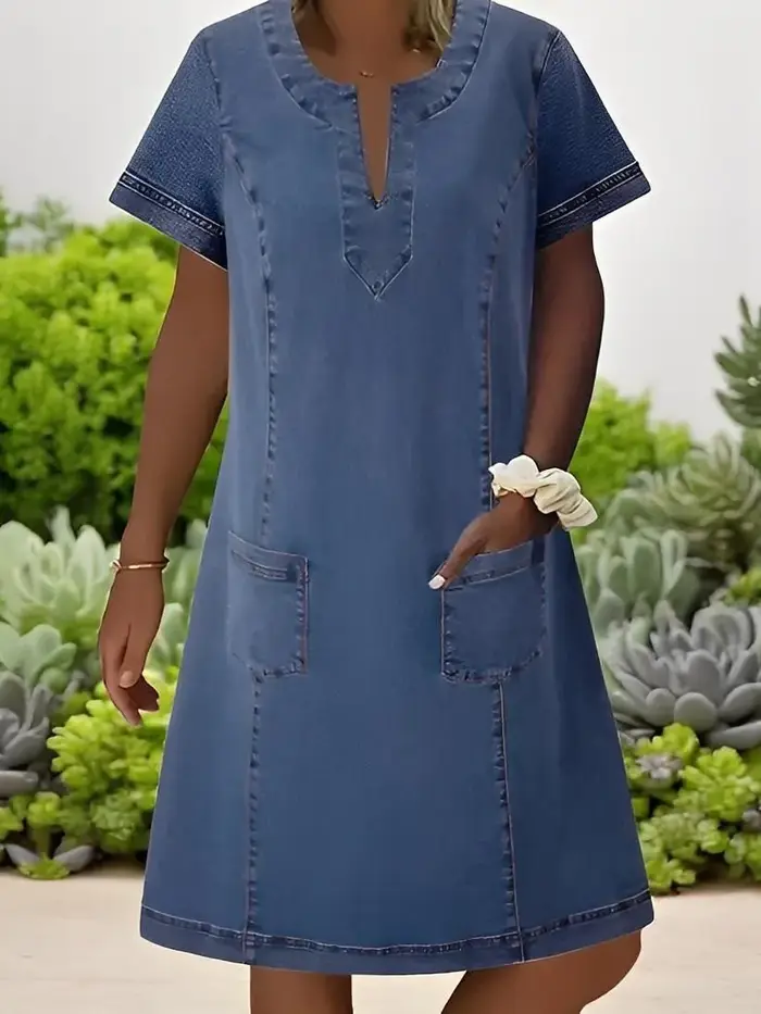 Robe en jean pour femme