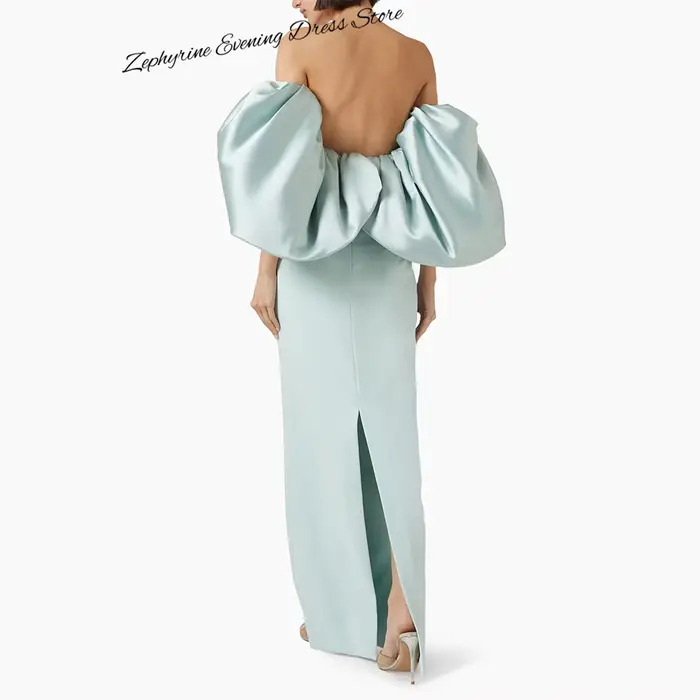 Robe de soirée formelle simple à épaules dénudées