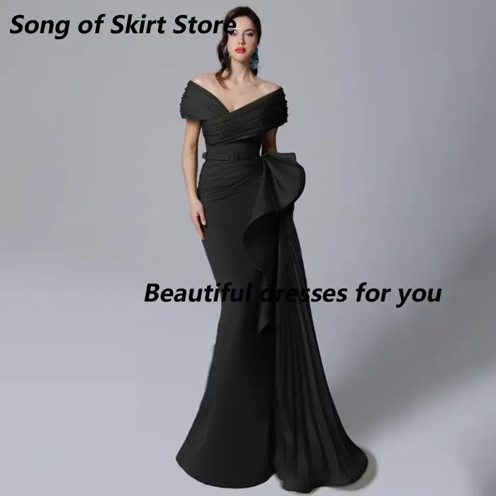 Robe de soirée sirène Fuchsia pour femmes