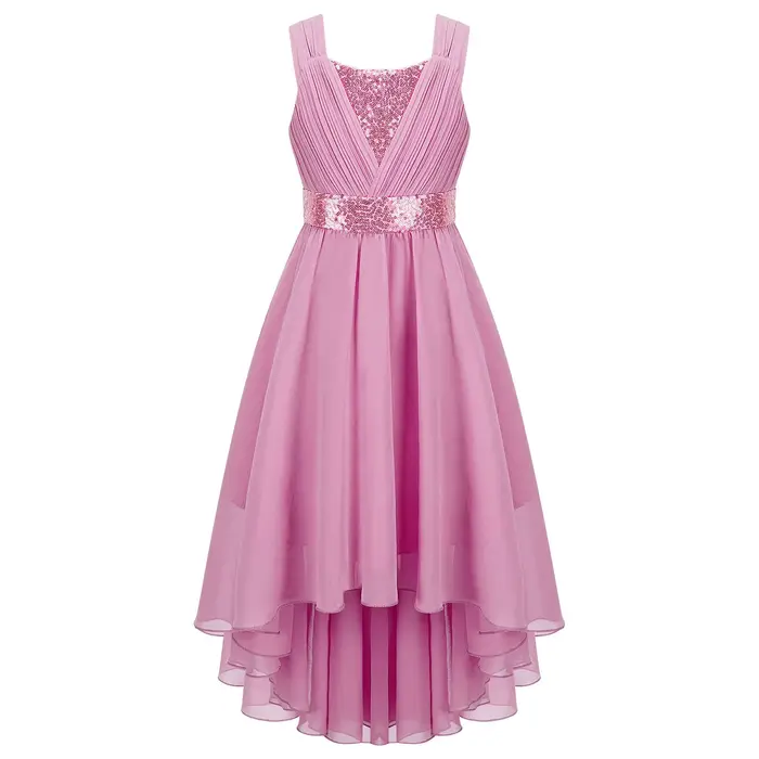 Robe de soirée élégante pour filles, robe longue formelle de mariage pour demoiselle d'honneur, robe