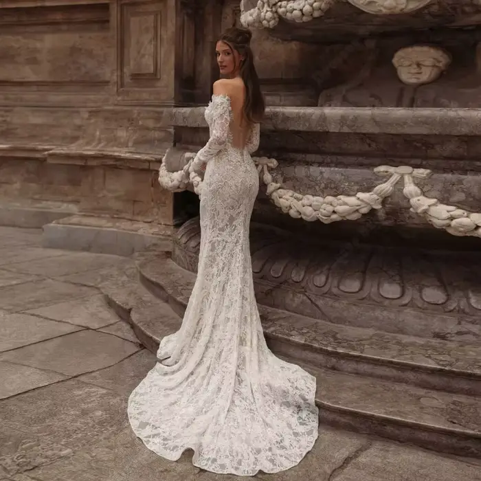 Robe De mariée sirène élégante et Sexy