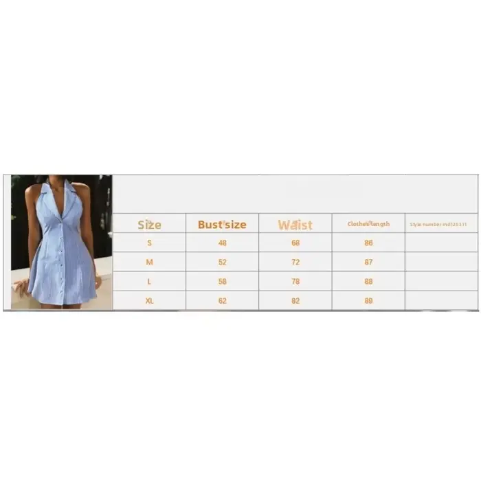 Robe d'été mini pour femme à bretelles