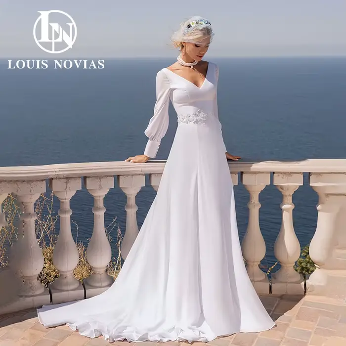 Modiis-Robe de mariée en tulle glacé