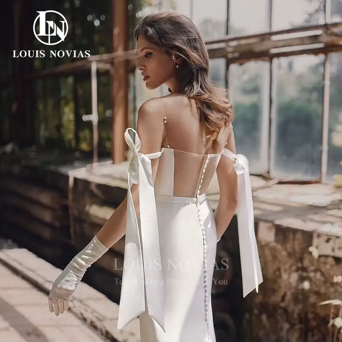 Modis-Robes de mariée fourreau pour femmes