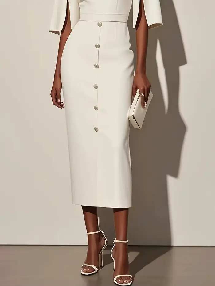 Robe fourreau midi moulante élégante pour femme
