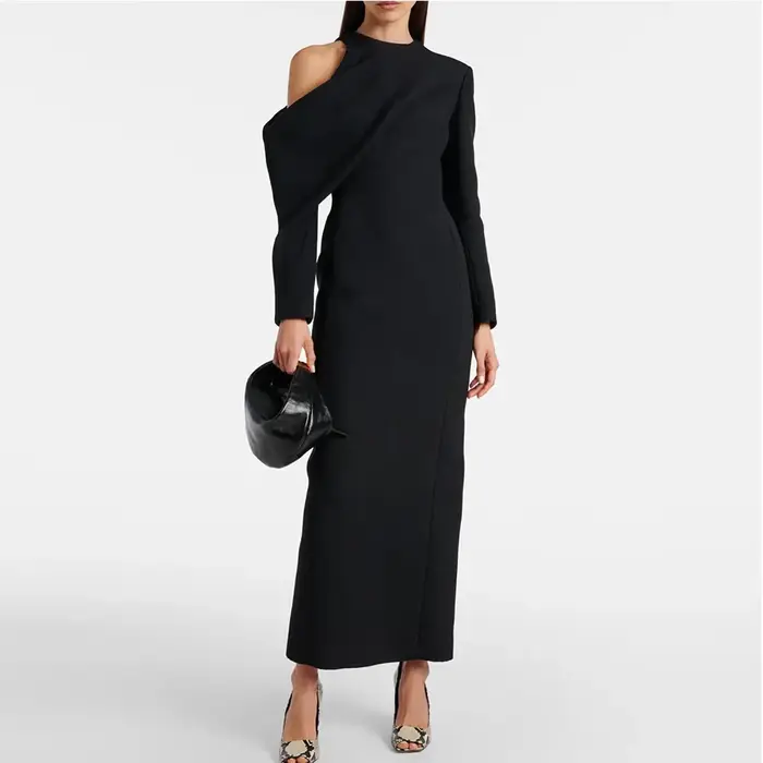 Robe de soirée noire élégante
