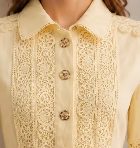 Robe élégante pour femme en soie de lait, artisanat lourd, manches longues