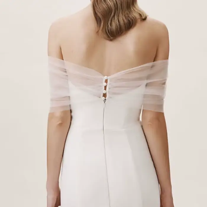 Enveloppes de mariage en Tulle doux et élégant pour femmes