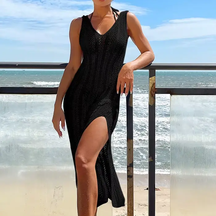 Robe Maxi ajourée pour femmes
