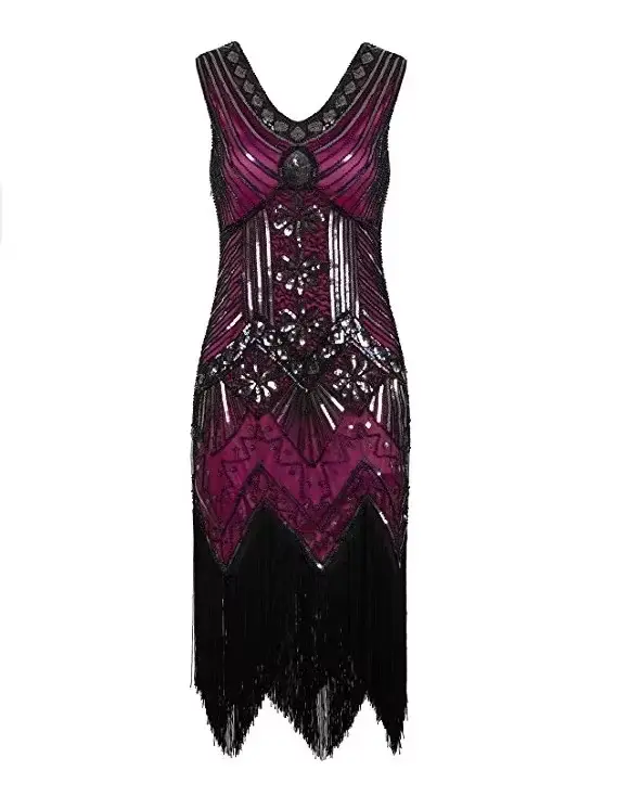 Robe clapet des années 1920, grande taille S-4XL, mode femme, Vintage, grand Gatsby, Charleston, pai