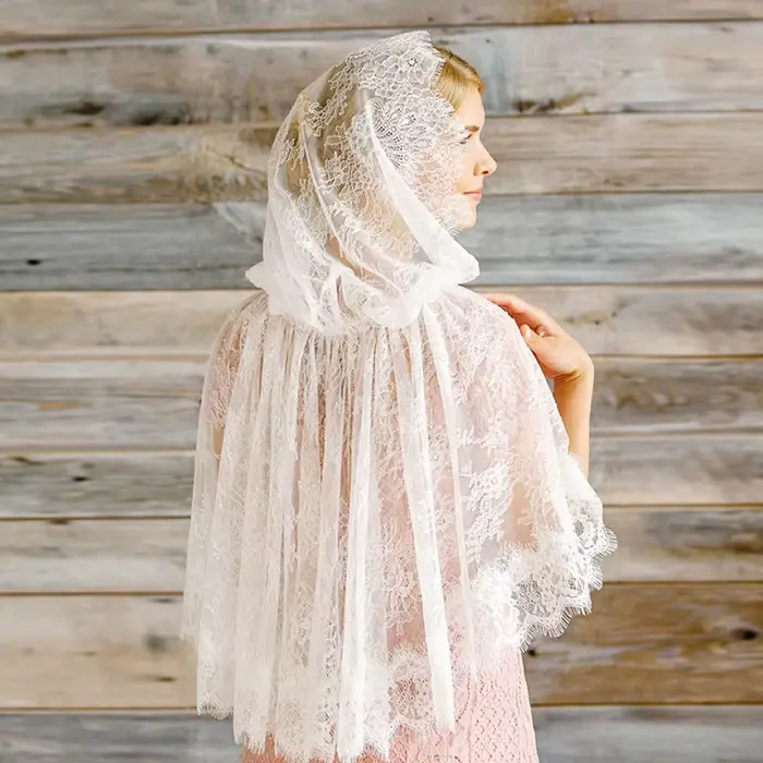 Voiles de dentelle traditionnels vintage