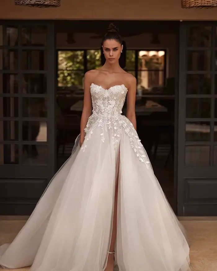Msikoods-Robes de mariée princesse sexy pour femmes