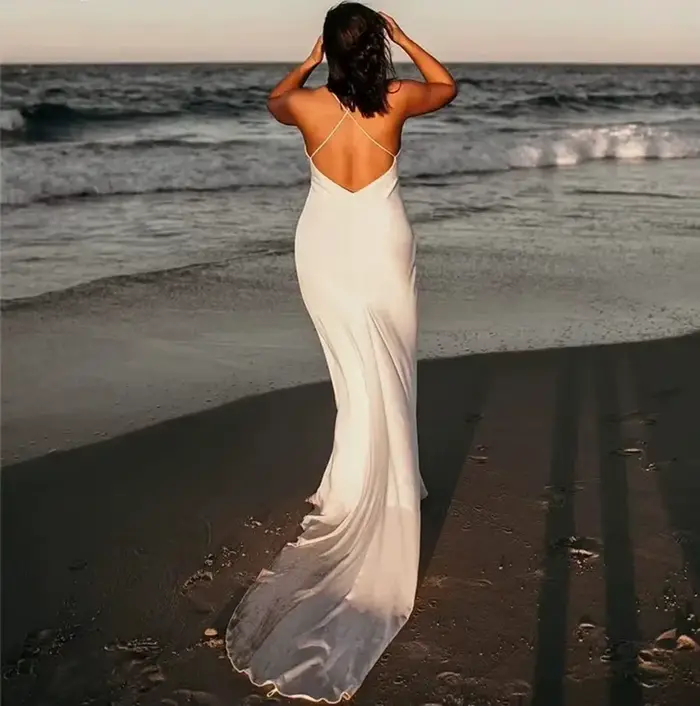 Robe de Mariée Sirène Simple