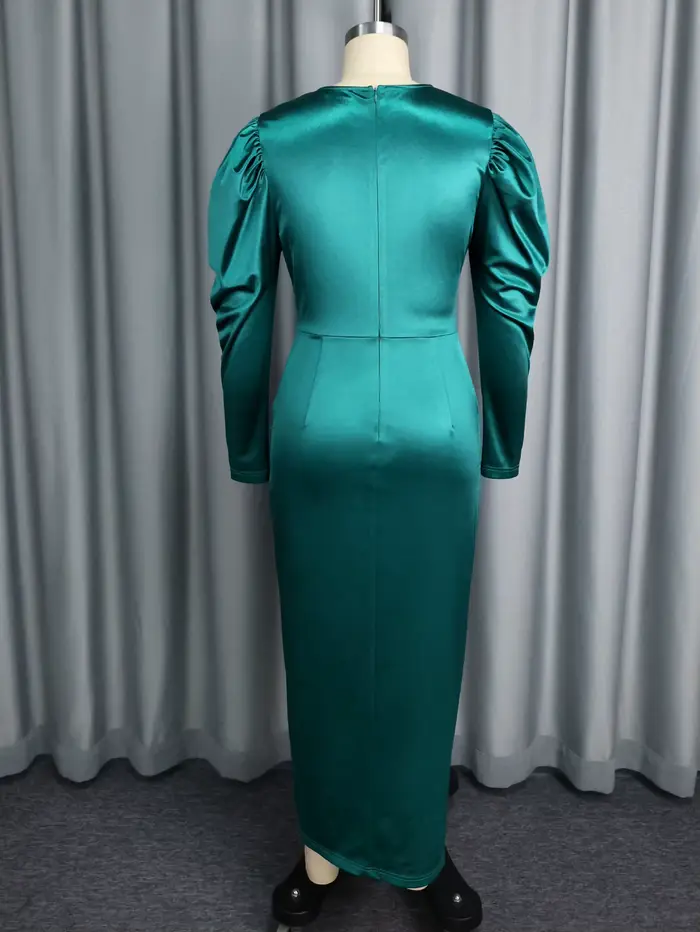 Robe longue en Satin pour femmes