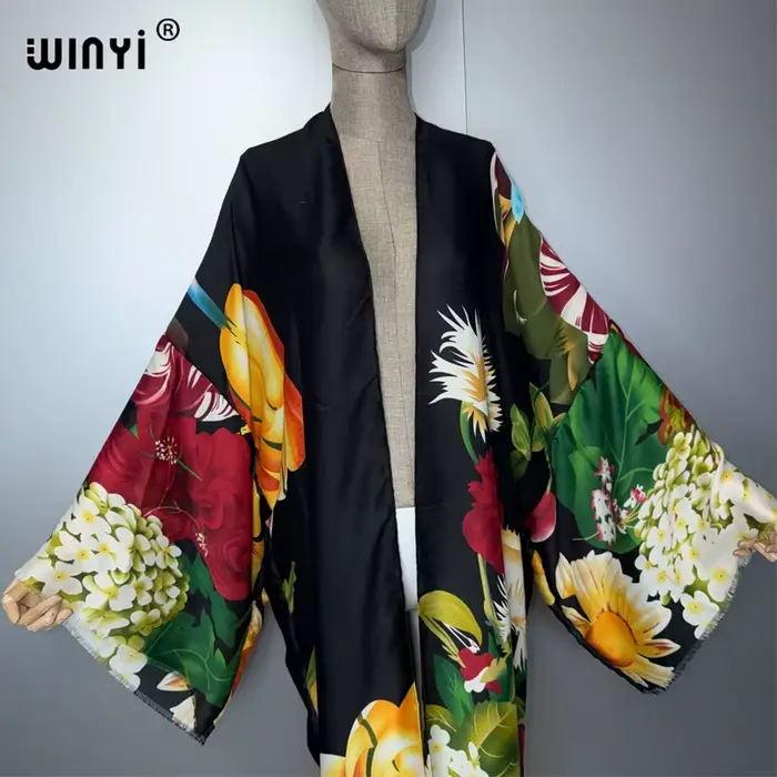 WINYI Kimono Bohème pour Femme
