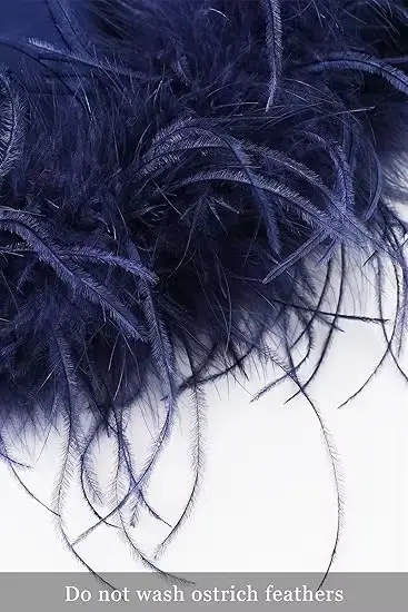 Robe de mariée longue en plumes