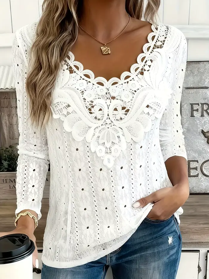 Élégant décontracté femme T-Shirt mode ample