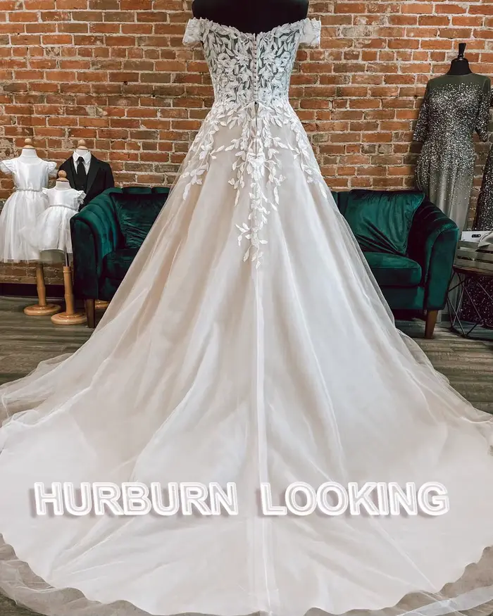 HERBURN robes De mariée délicates pour les femmes Pastrol chérie beauté à lacets Robe personnalisée