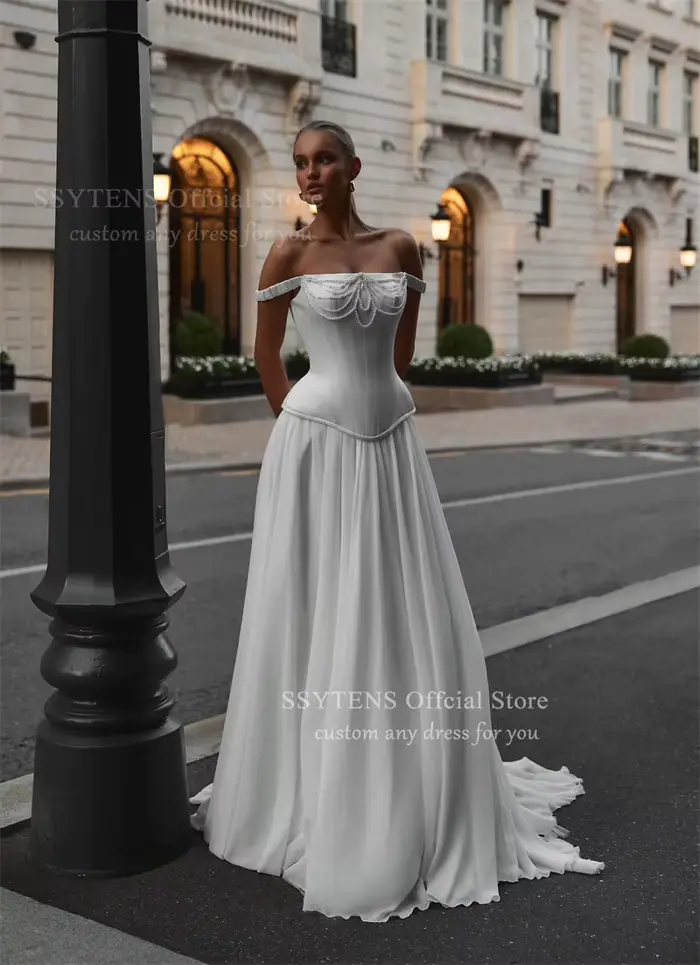 SSYTENS Robes de mariée princesse charmantes pour femmes