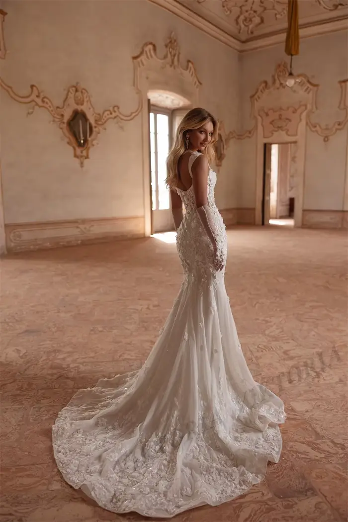 VIKTORIA attrayant sirène robes De mariée pour femme
